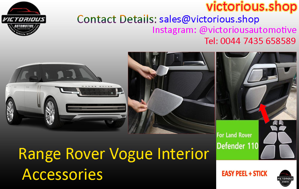 Personalize Your Vehicle With Range Rover Velar Interior Accessories