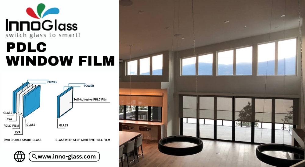 PDLC Window Film with Controls for Trendy Living