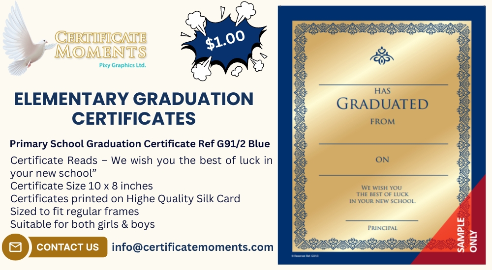 Celebrating Milestones: The Importance of Elementary Graduation Certificates