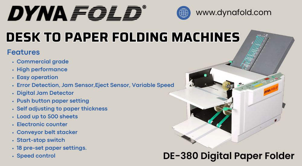 How Can You Streamline Your Office Workflow with Desk-to-Paper Folding Machines?