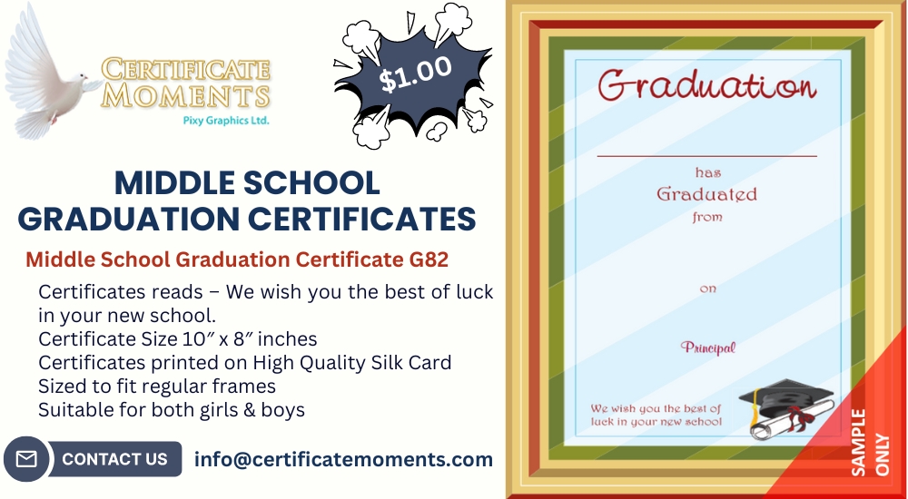 Creative Ideas for Middle School Graduation Certificates