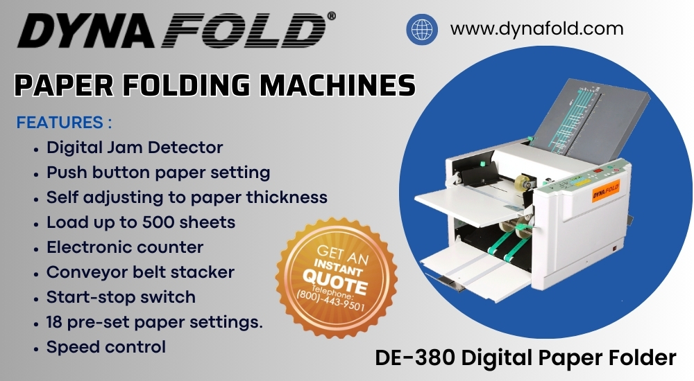 Paper folding machines: why is it needed and how to set up