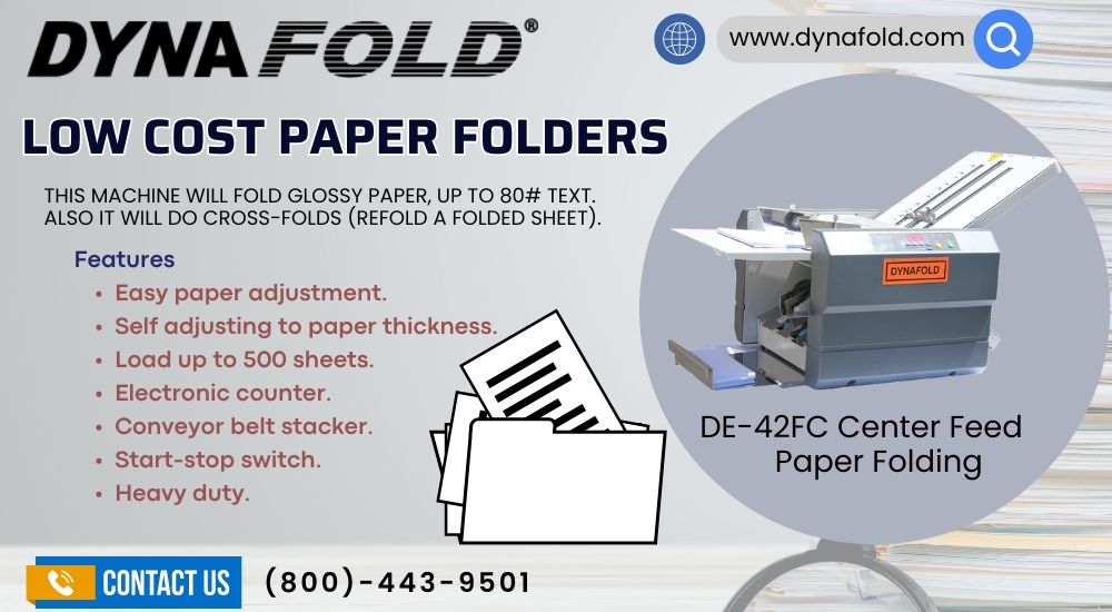 Top 3 Expert-approved glossy paper folding machines