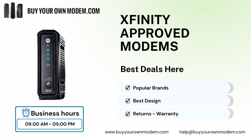 Choosing the Right Xfinity Approved Modem: A Guide to Better Internet Performance