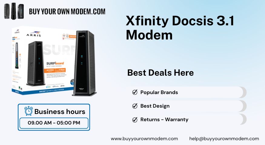 Understanding the Xfinity DOCSIS 3.1 Modem: Boosting Your Internet Experience