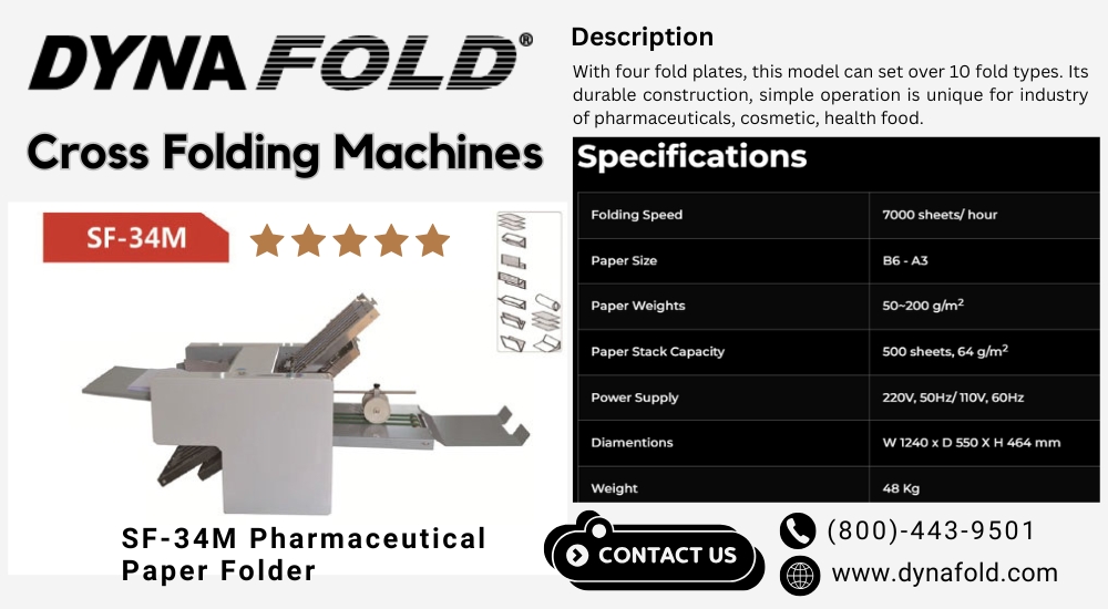 Choose precision and speed with the Cross Folding Machine